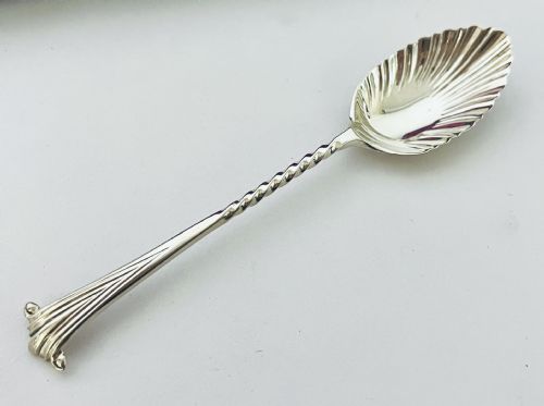 fig 3. Set of 6 Victorian Silver Teaspoons and Tongs
