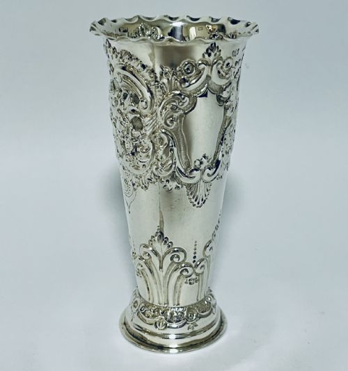 fig 1. Victorian Silver Vase