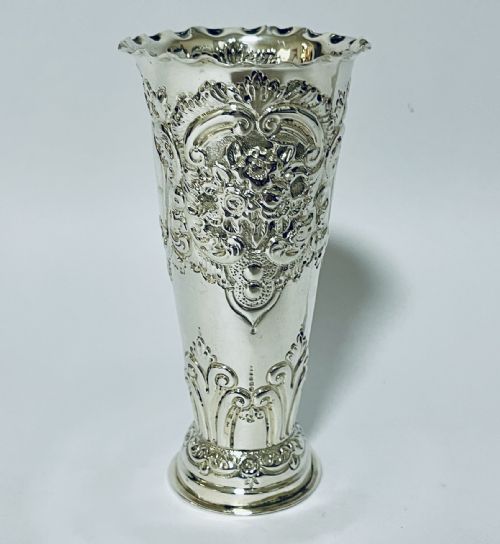 fig 2. Victorian Silver Vase