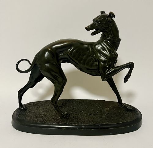 Bronze Study of a Greyhound After Christophe Fratin