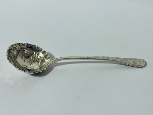 fig 1. Victorian Exeter Silver Berry Ladle