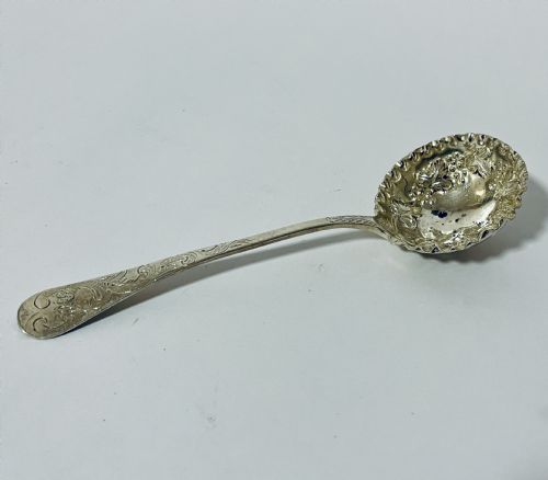 fig 2. Victorian Exeter Silver Berry Ladle