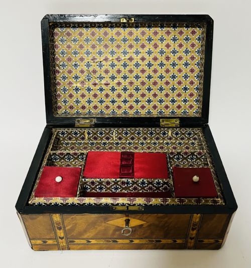 Victorian Tunbridge Ware Jewellery Box