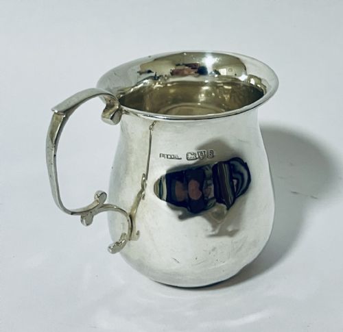 fig 1. Antique Silver Christening Cup