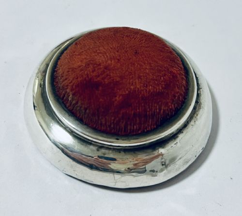 Antique Silver Pin Cushion