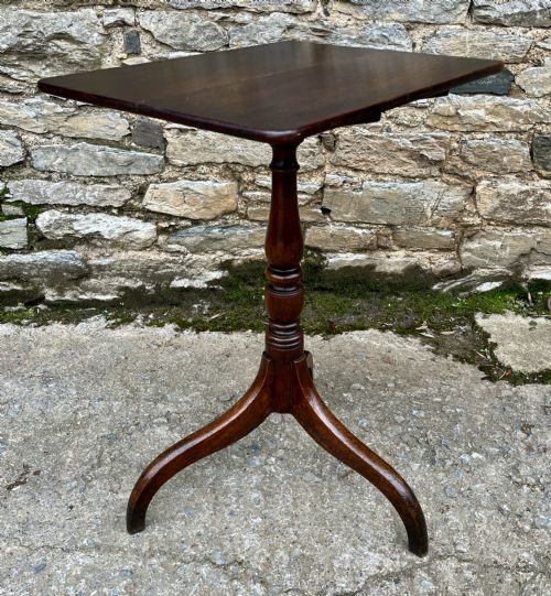GEORGIAN OAK TILT TOP WINE TABLE - ADDITIONAL PHOTO 7