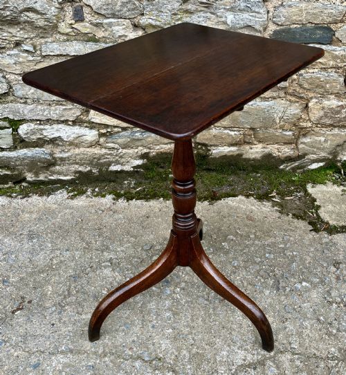 GEORGIAN OAK TILT TOP WINE TABLE - ADDITIONAL PHOTO 8