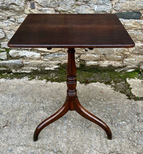 GEORGIAN OAK TILT TOP WINE TABLE - ADDITIONAL PHOTO 13