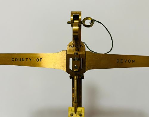 ANTIQUE DEVON COUNTY EXCISE SCALES - ADDITIONAL PHOTO 5