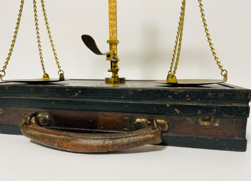 ANTIQUE DEVON COUNTY EXCISE SCALES - ADDITIONAL PHOTO 8