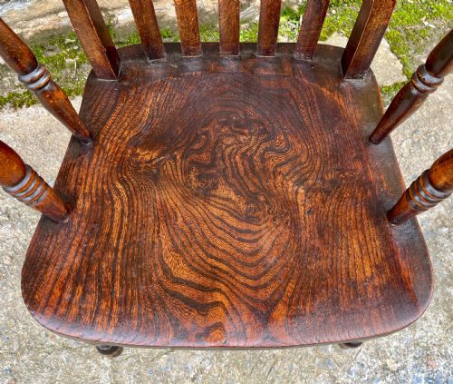 fig 1. Victorian Lathe Back Farmhouse Chair
