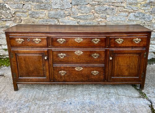 Georgian Oak Dresser Base