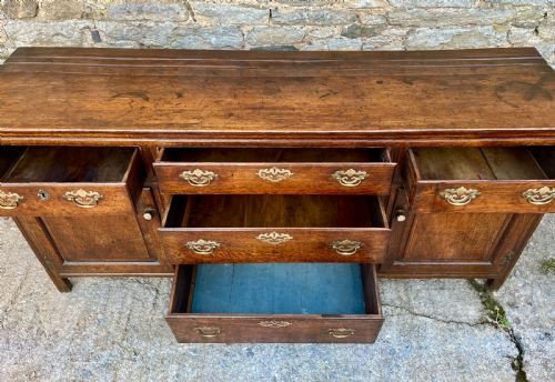 fig 1. Georgian Oak Dresser Base