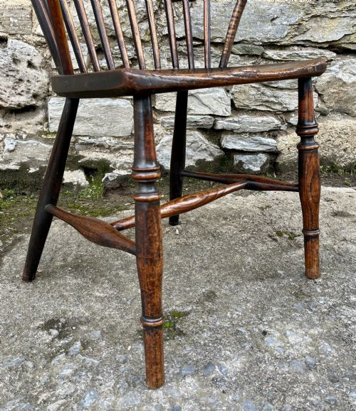 fig 1. Early 19th Century Stick Back Windsor Chair