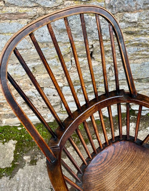 fig 2. Early 19th Century Stick Back Windsor Chair
