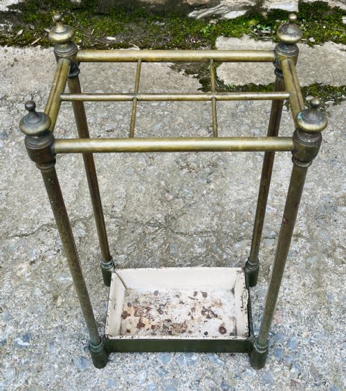 VICTORIAN BRASS STICK STAND