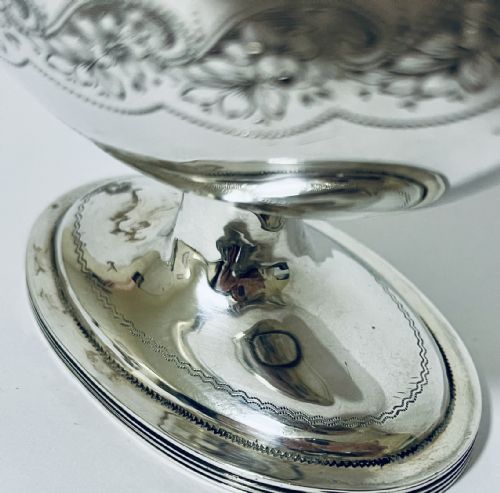 VICTORIAN SILVER SUGAR BASKET - ADDITIONAL PHOTO 9