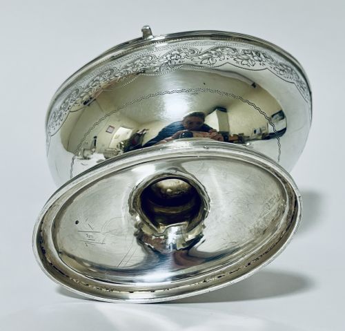 VICTORIAN SILVER SUGAR BASKET - ADDITIONAL PHOTO 11