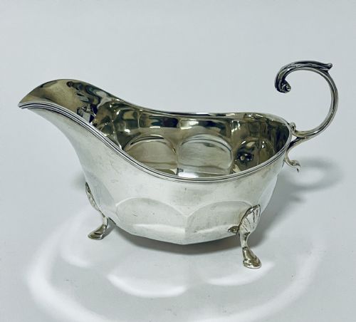 Antique Silver Sauce Boat