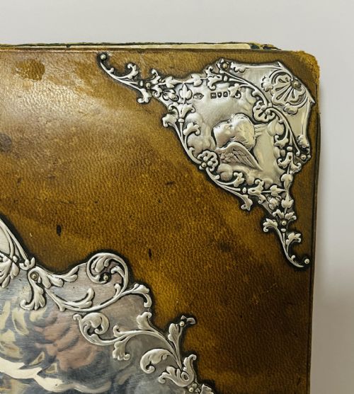 fig 1. Victorian Silver Mounted Desk Blotter