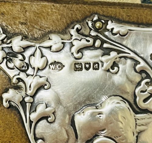 fig 2. Victorian Silver Mounted Desk Blotter