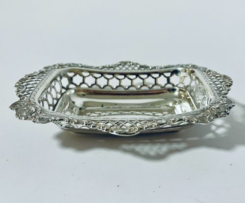VICTORIAN SILVER BONBON DISH - ADDITIONAL PHOTO 1