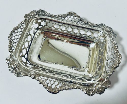 VICTORIAN SILVER BONBON DISH - ADDITIONAL PHOTO 2