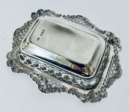 VICTORIAN SILVER BONBON DISH - ADDITIONAL PHOTO 7