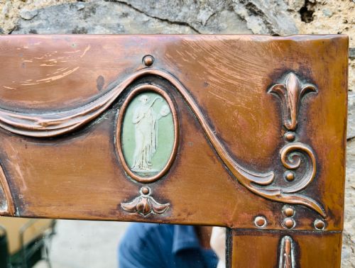 ARTS AND CRAFTS COPPER MIRROR - ADDITIONAL PHOTO 4