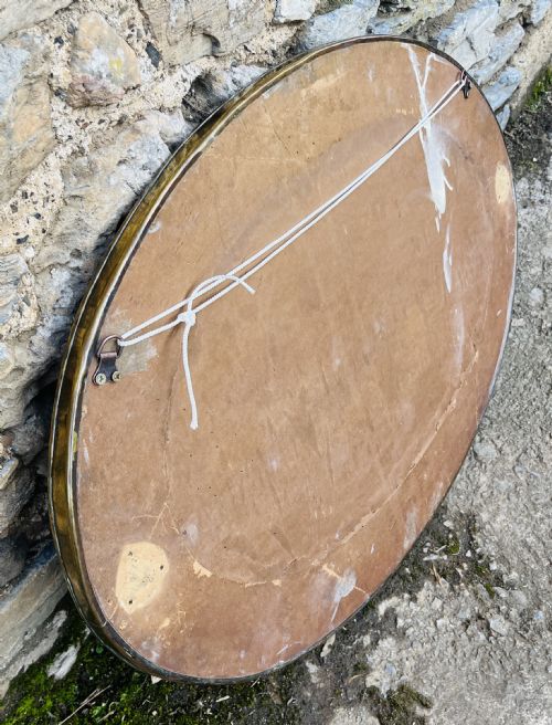 ARTS AND CRAFTS BRASS MIRROR - ADDITIONAL PHOTO 9