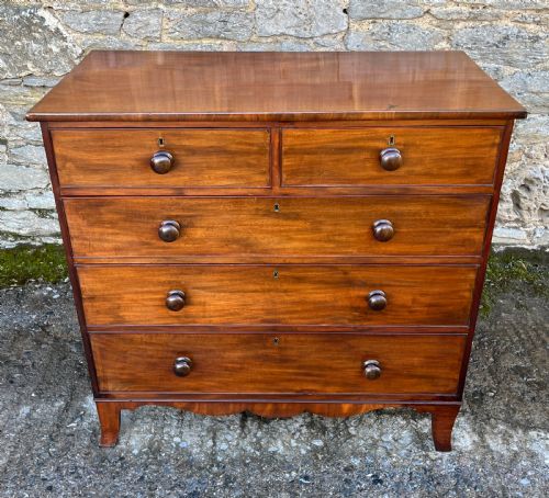 fig 1. Regency Mahogany Chest of Drawers