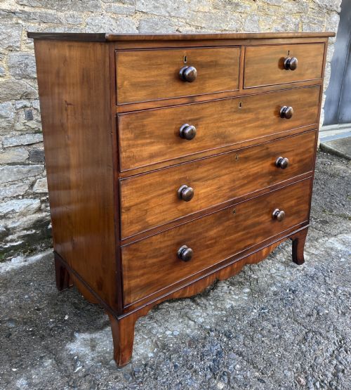 fig 2. Regency Mahogany Chest of Drawers