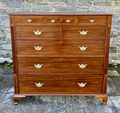 fig 1. Large Victorian Mahogany Chest of Drawers