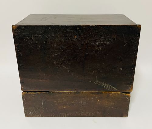 18TH CENTURY GEORGIAN OAK SPICE CABINET - ADDITIONAL PHOTO 7