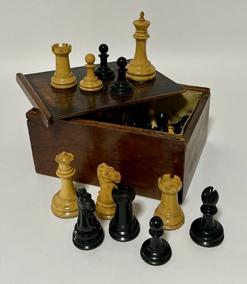 Victorian Jaques Staunton Chess Set