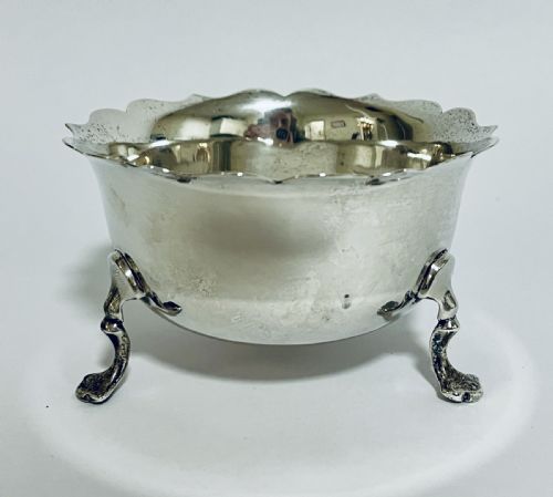 ANTIQUE SILVER SUGAR BOWL
