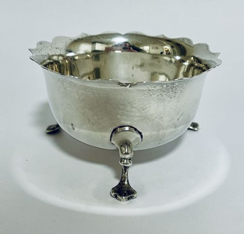ANTIQUE SILVER SUGAR BOWL - ADDITIONAL PHOTO 1