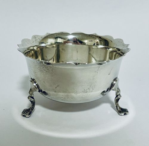ANTIQUE SILVER SUGAR BOWL - ADDITIONAL PHOTO 2