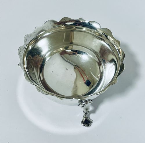 ANTIQUE SILVER SUGAR BOWL - ADDITIONAL PHOTO 3