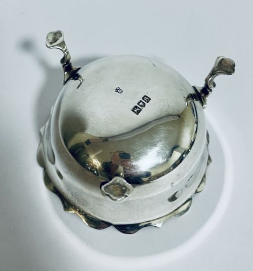 ANTIQUE SILVER SUGAR BOWL - ADDITIONAL PHOTO 5