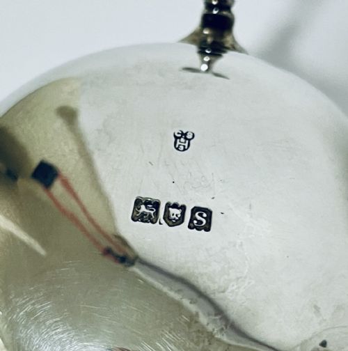 ANTIQUE SILVER SUGAR BOWL - ADDITIONAL PHOTO 6