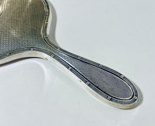 fig 1. Antique Silver Hand Mirror