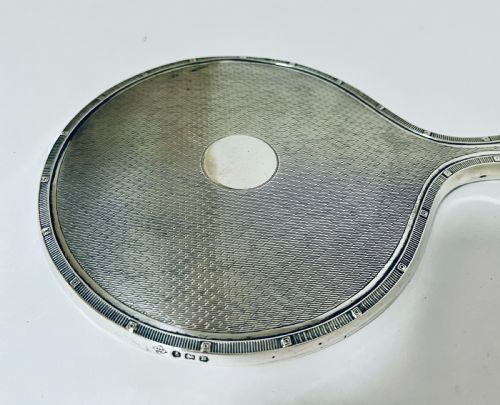 fig 2. Antique Silver Hand Mirror