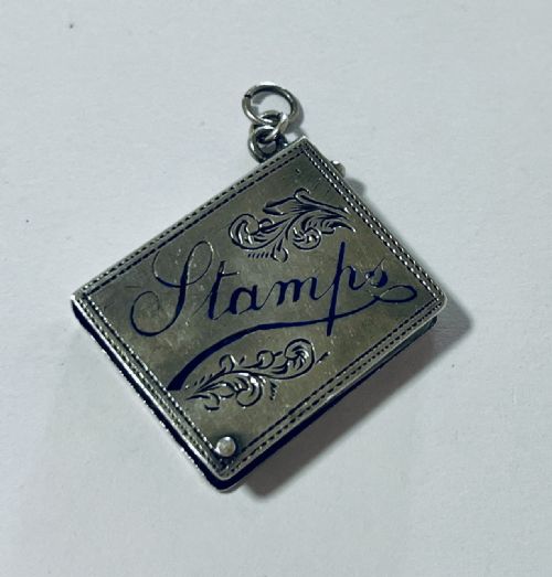 Antique Silver Stamp Case