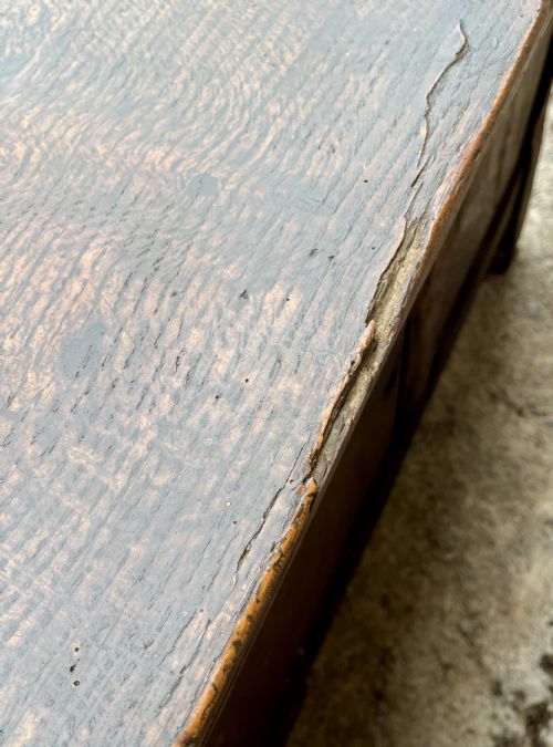 18TH CENTURY OAK PANELLED COFFER - ADDITIONAL PHOTO 12