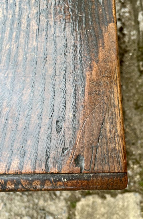 18TH CENTURY OAK PANELLED COFFER - ADDITIONAL PHOTO 15