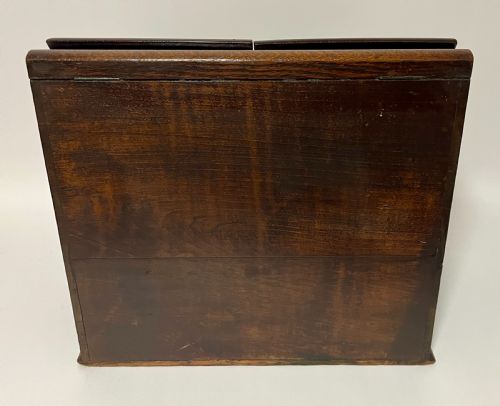 VICTORIAN OAK STATIONERY CABINET - ADDITIONAL PHOTO 9