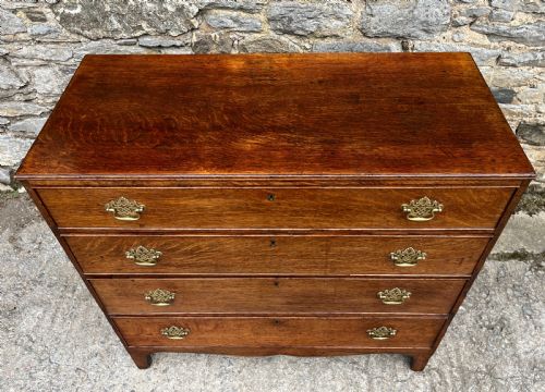 fig 2. Georgian Oak Chest of Drawers