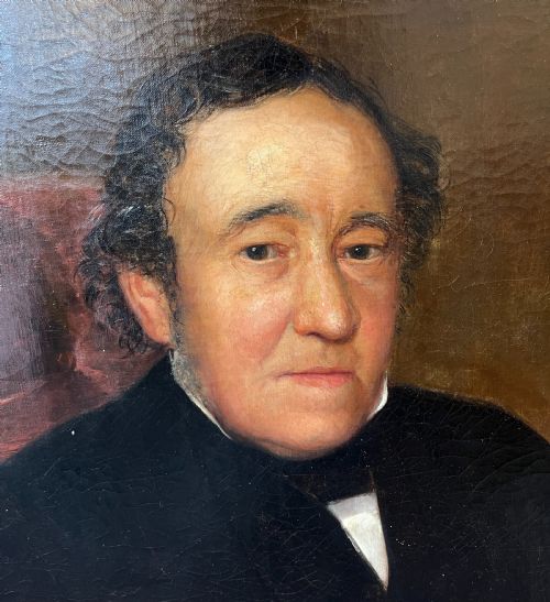 PAIR OF VICTORIAN OIL ON CANVAS PORTRAITS - ADDITIONAL PHOTO 8