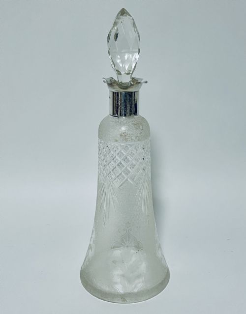 Edwardian Silver Collar Decanter